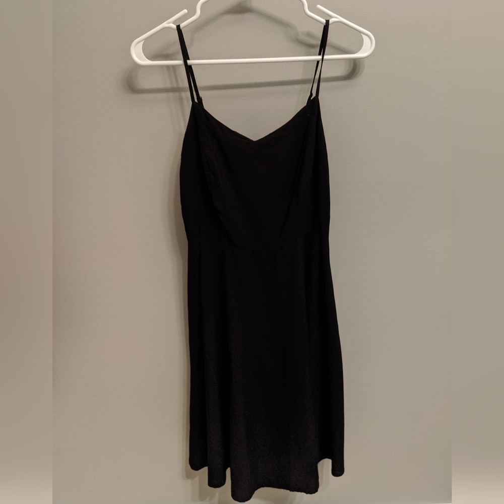 Black Old Navy sun dress with adjustable straps - size small